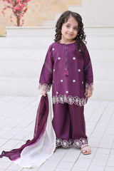 Maya By Shanzey Stitched 3 Piece Emb Cambric Suit-SHK-7202