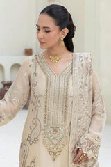 Dastan by Ramsha Unstitched 3 Piece Formals Vol-05 Suit-T-502-Skin