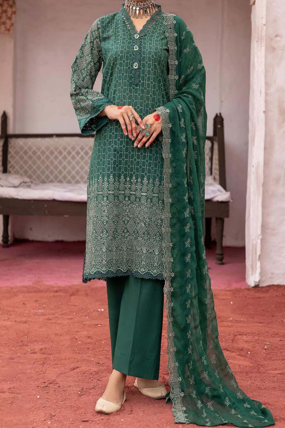 Mahee's by Riaz Arts Unstitched 3 Piece Exclusive Lawn Collection'2023-MEL-06