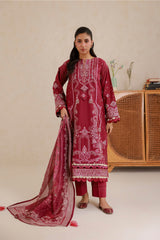 Zellbury Unstitched 3 Piece Lawn Vol-04 Suit-WUS26E30655