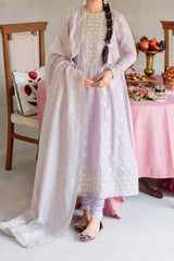 Cross Stitch Unstitched 3 Piece Premium Eid Lawn Collection'2023-05-Lilac Hint