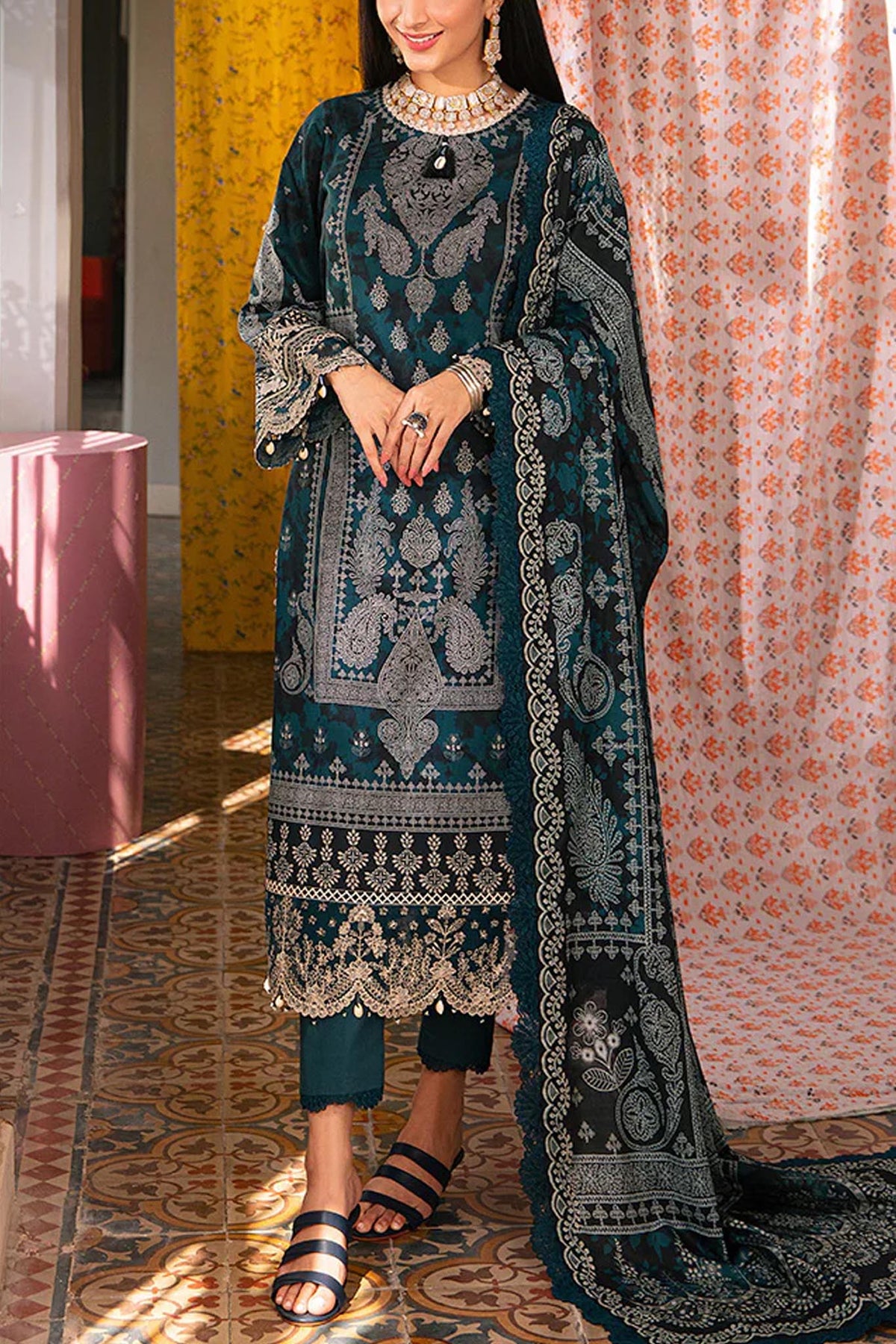 Aira Prints by Asim Jofa Unstitched 3 Piece Summer Collection'2024-AJAR-25