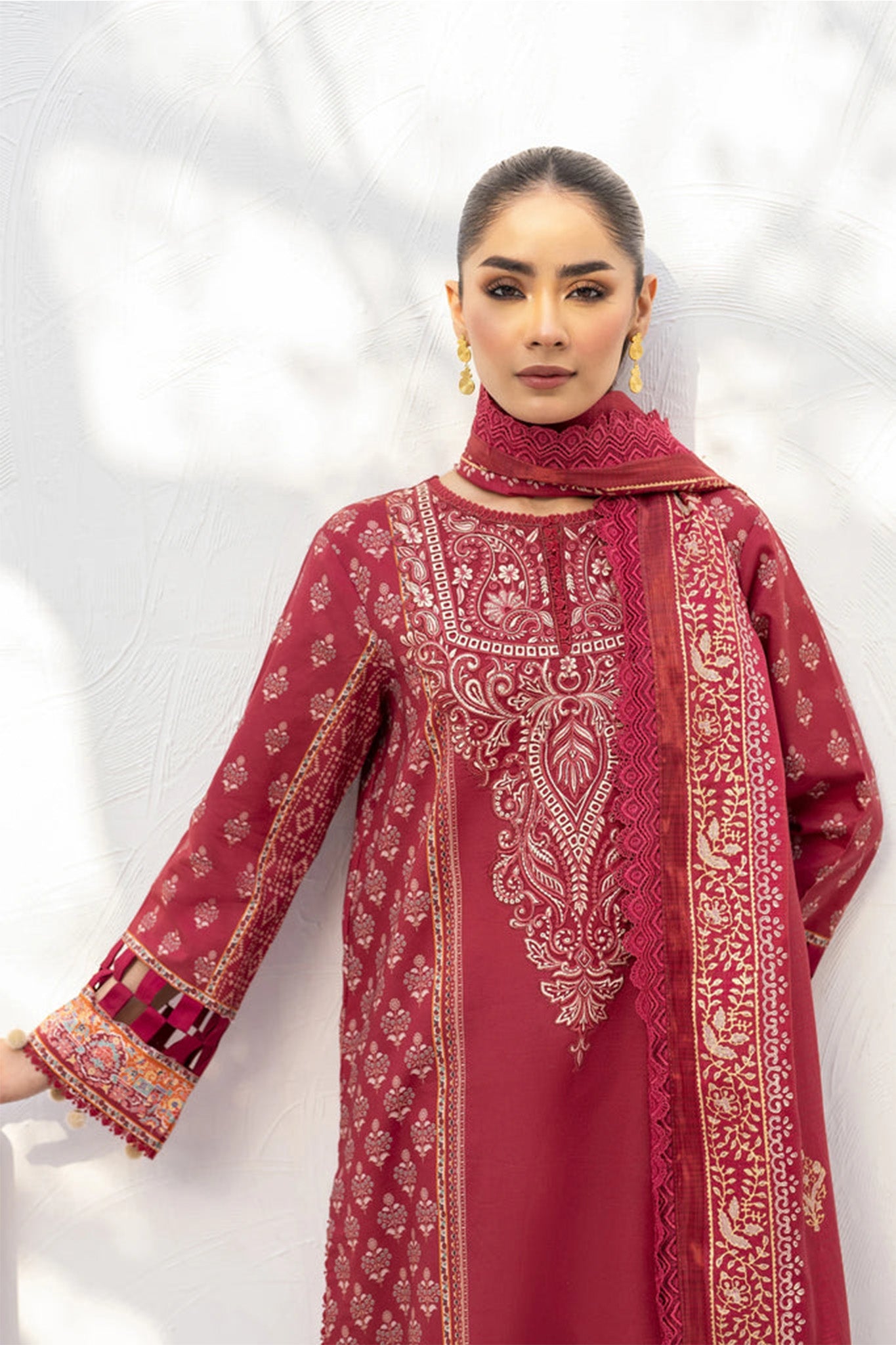 Shezlin By Aabyaan Unstitched 3 Piece Chikankari Ramadan Edit Collection'2024-AR-04-Izzah