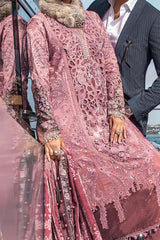 Maria B Unstitched 3 Piece Emb Linen Collection'2023-DL-1106