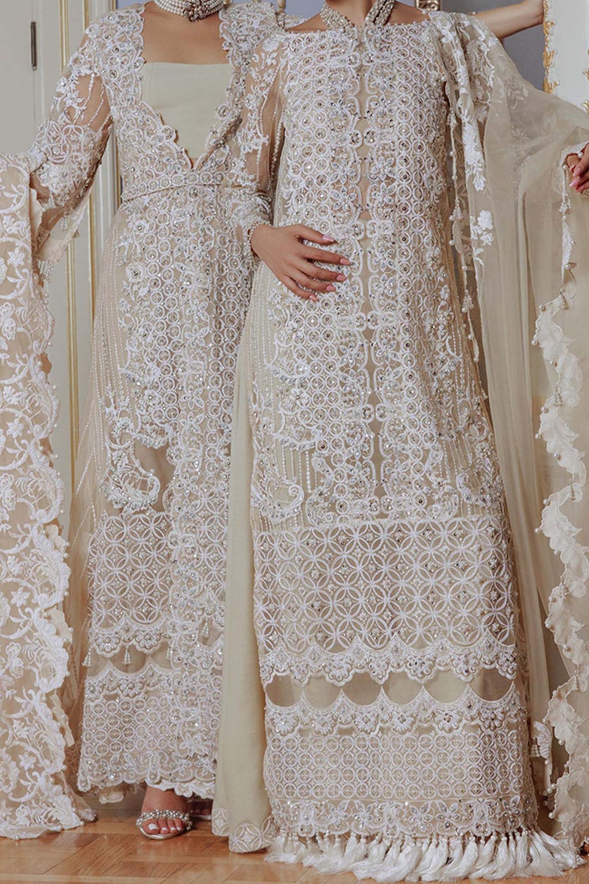 Lumiere by Saira Rizwan Unstitched 3 Piece Festive Wedding Collection'2023-SR-04-Daisy