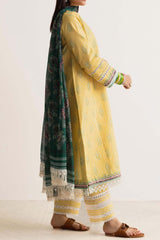 Coco Prints by Zara Shahjahan Unstitched 3 Piece Lawn Collection'2024-D-10-Champa