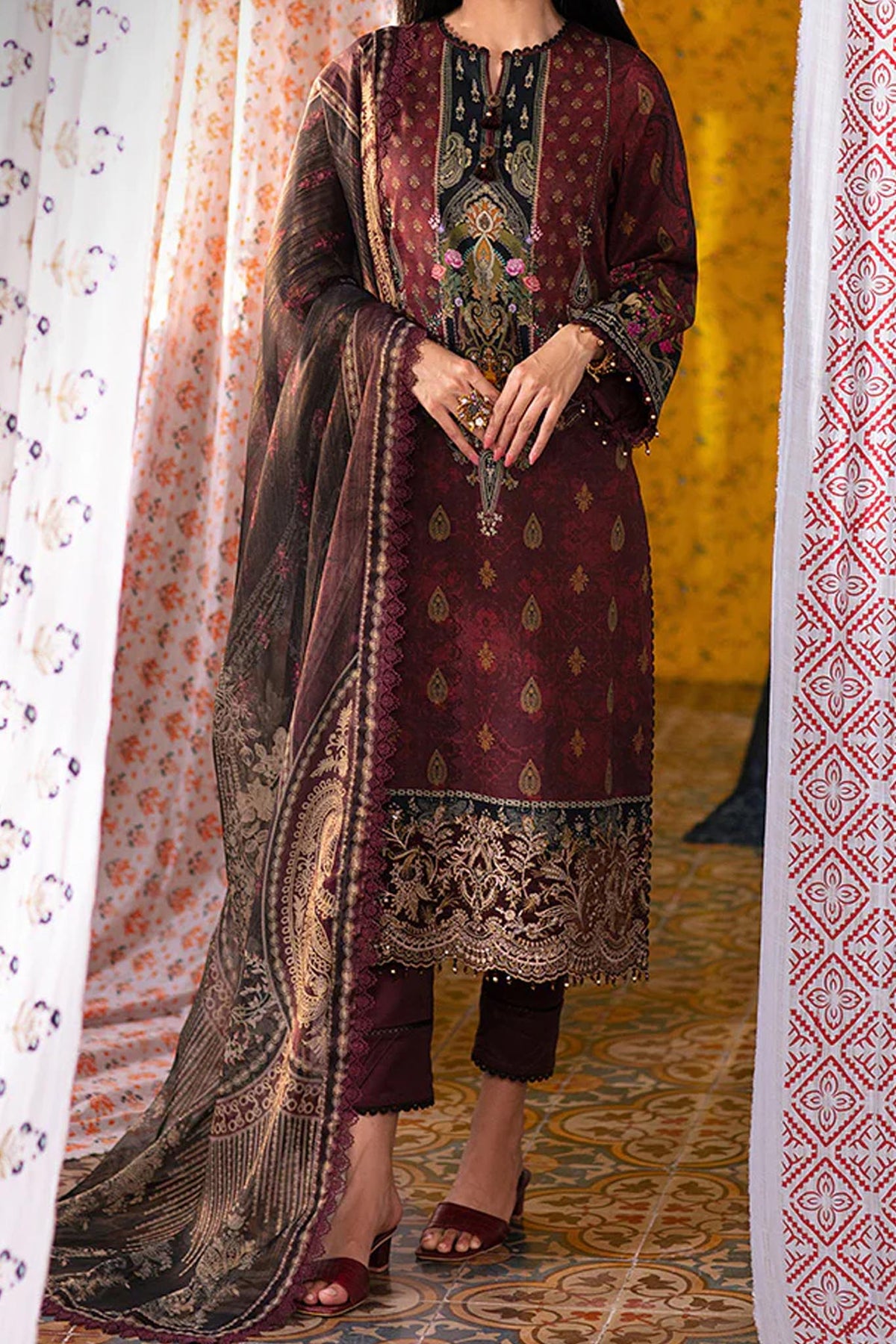 Aira Prints by Asim Jofa Unstitched 3 Piece Summer Collection'2024-AJAR-19