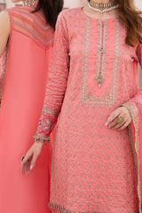 Maria B Sateen Unstitched 3 Piece Fall Collection'2023-CST-01