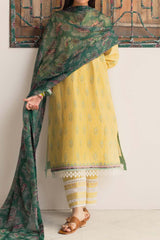 Coco Prints by Zara Shahjahan Unstitched 3 Piece Lawn Collection'2024-D-10-Champa