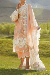 Crimson Unstitched 3 Piece Luxury Lawn Collection'2023-D-01-B-Summer in the Meadows