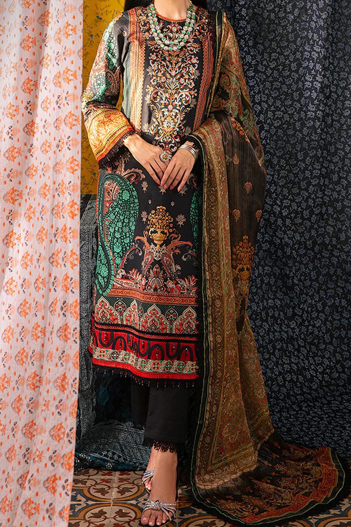 Aira Prints by Asim Jofa Unstitched 3 Piece Summer Collection'2024-AJAR-18