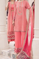Maria B Sateen Unstitched 3 Piece Fall Collection'2023-CST-01
