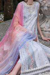 Noor By Saadia Asad Unstitched 3 Piece Luxury Chikankari Lawn'2024-D-07-A