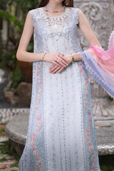 Noor By Saadia Asad Unstitched 3 Piece Luxury Chikankari Lawn'2024-D-07-A