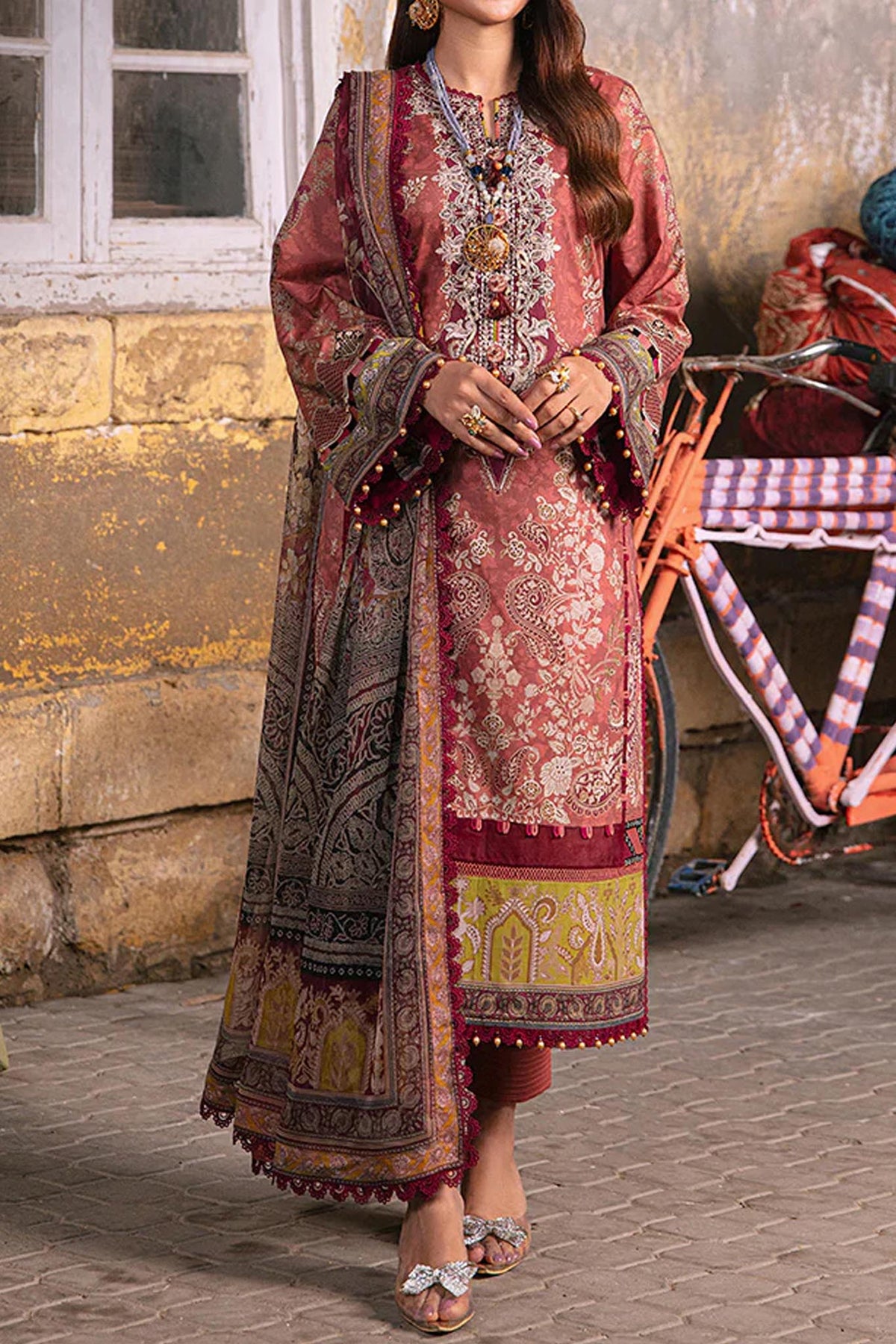 Aira Prints by Asim Jofa Unstitched 3 Piece Summer Collection'2024-AJAR-17