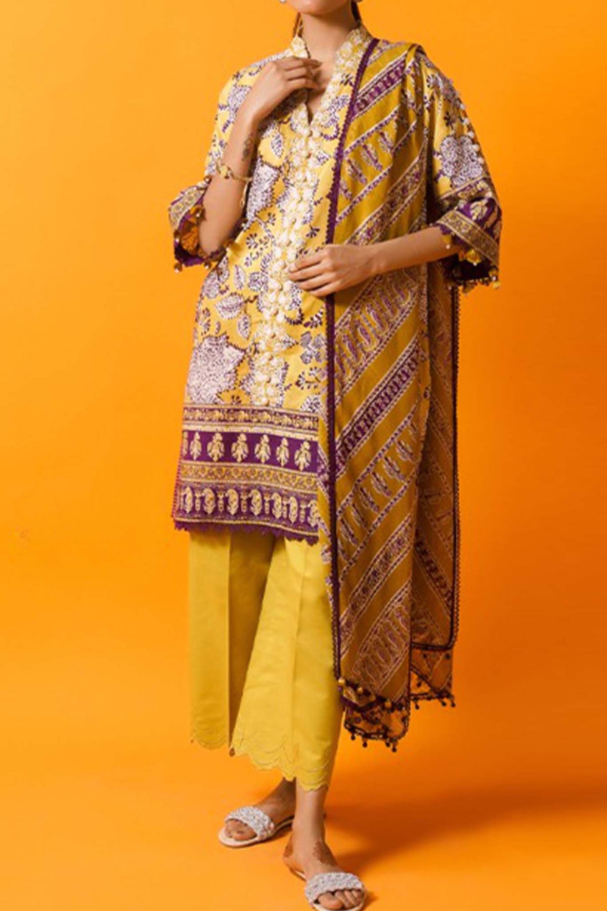 Mahay by Sana Safinaz Unstitched 3 Piece Summer Lawn Collection'2023-SSM-08-B