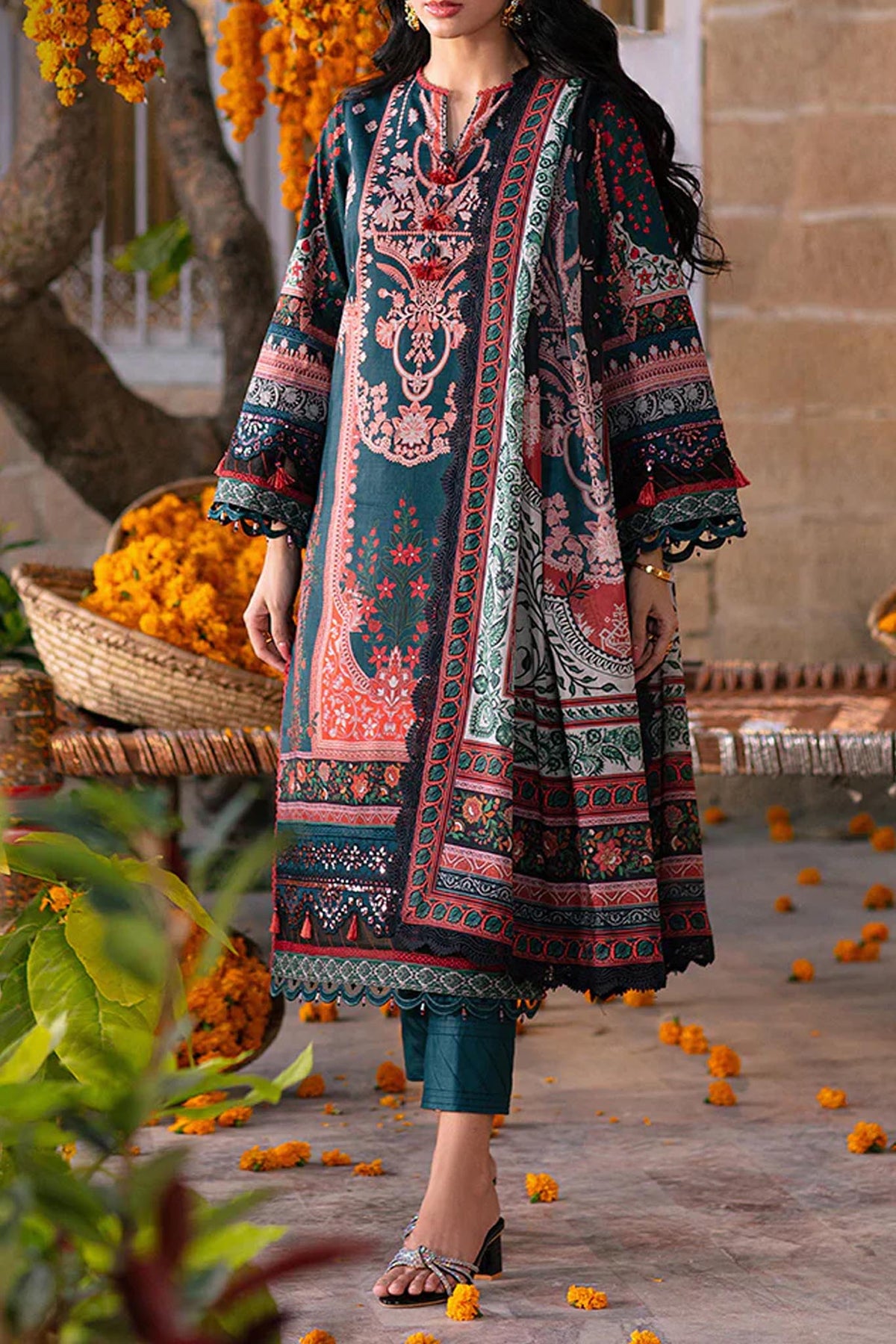 Aira Prints by Asim Jofa Unstitched 3 Piece Summer Collection'2024-AJAR-13