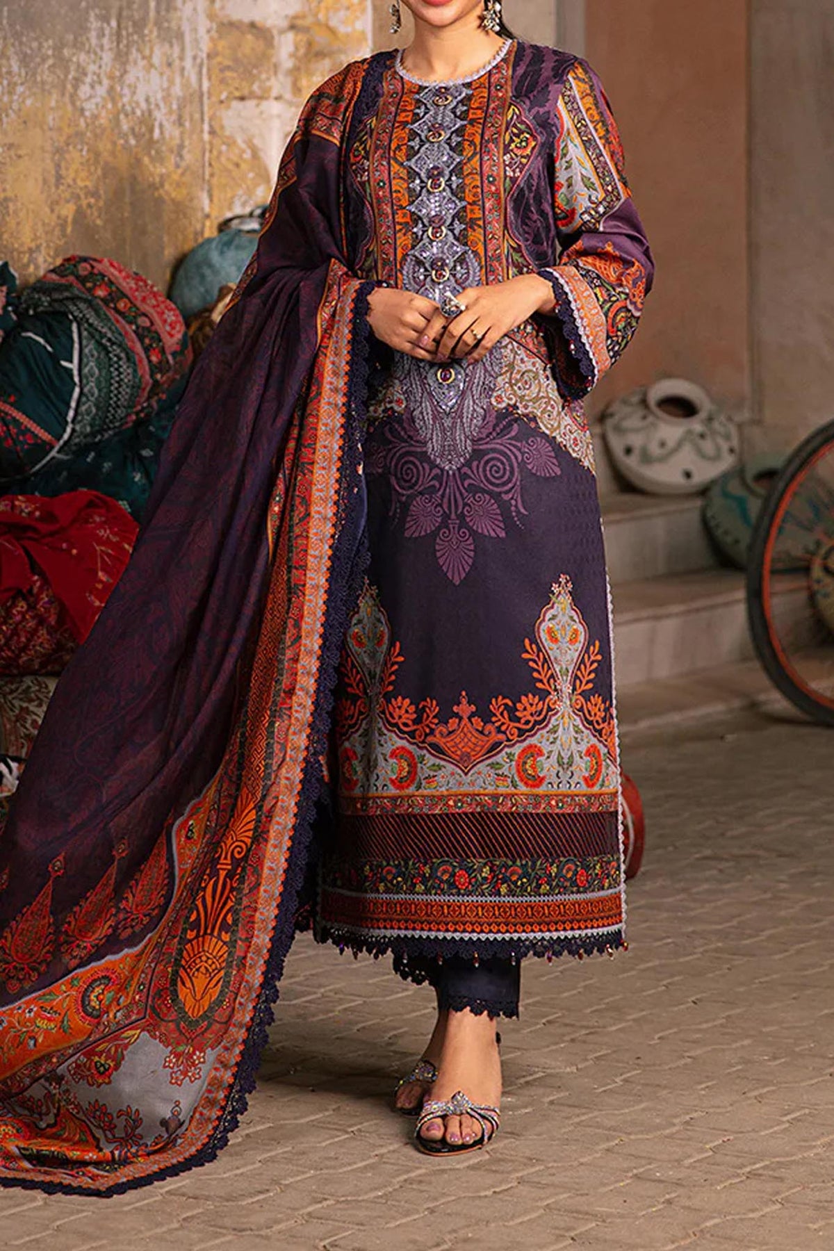 Aira Prints by Asim Jofa Unstitched 3 Piece Summer Collection'2024-AJAR-12