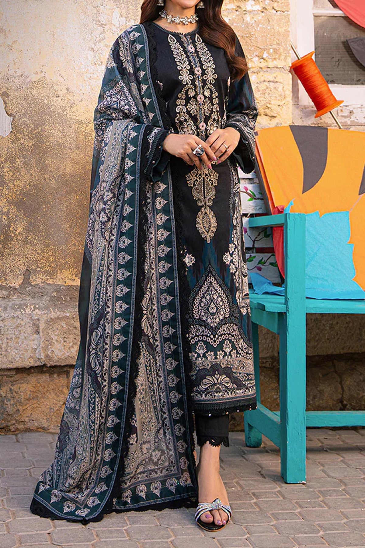 Aira Prints by Asim Jofa Unstitched 3 Piece Summer Collection'2024-AJAR-10