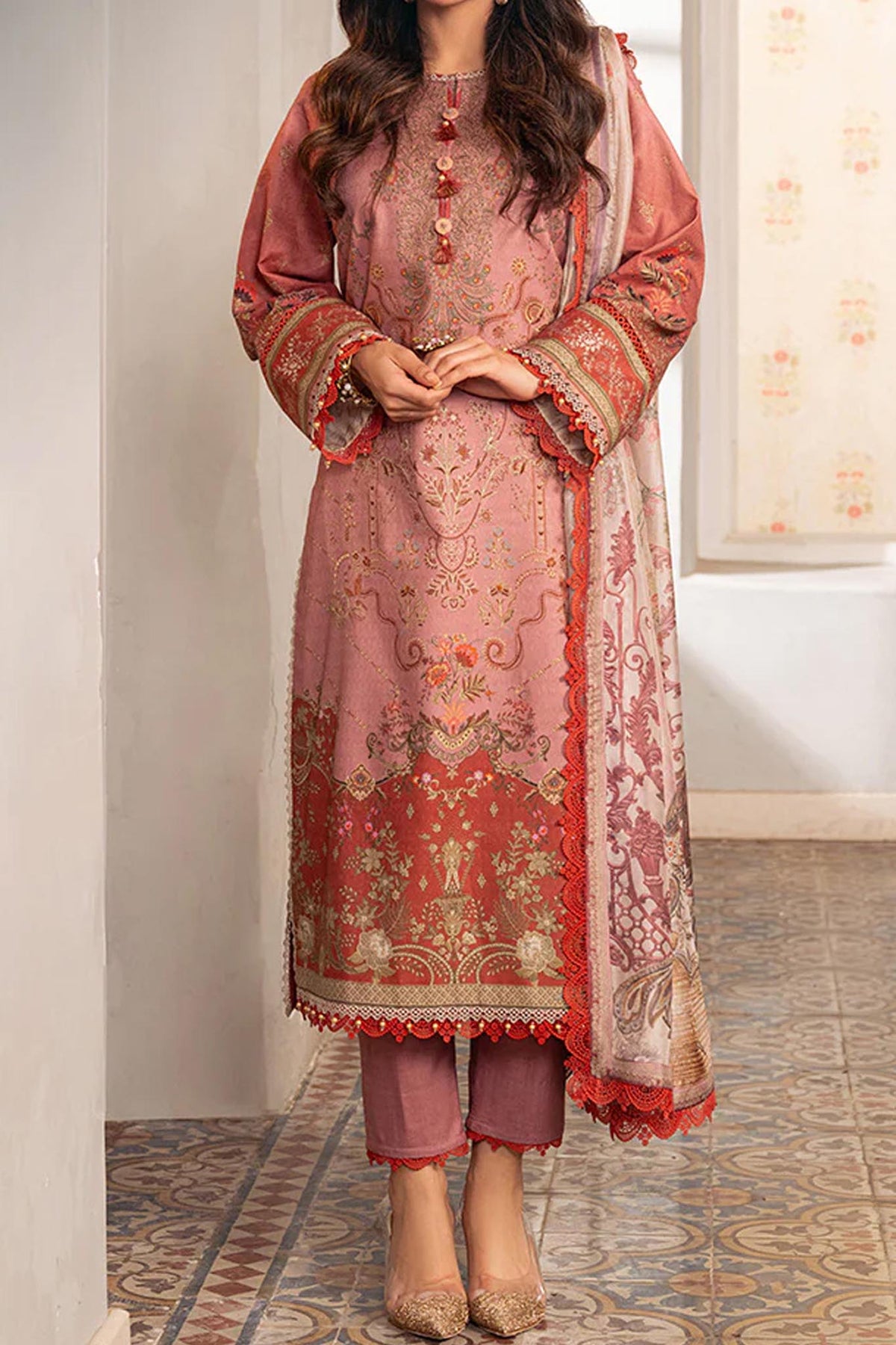 Aira Prints by Asim Jofa Unstitched 3 Piece Summer Collection'2024-AJAR-08