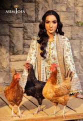 Asim Jofa Designers Limited Edition Pret Ajubj-52 Printed Lawn Stitched 3 Pc