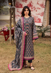 Asim Jofa Designers Limited Edition Pret Ajubj-49 Printed Lawn Stitched 3 Pc