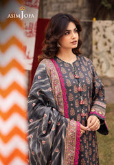 Asim Jofa Designers Limited Edition Pret Ajubj-49 Printed Lawn Stitched 3 Pc