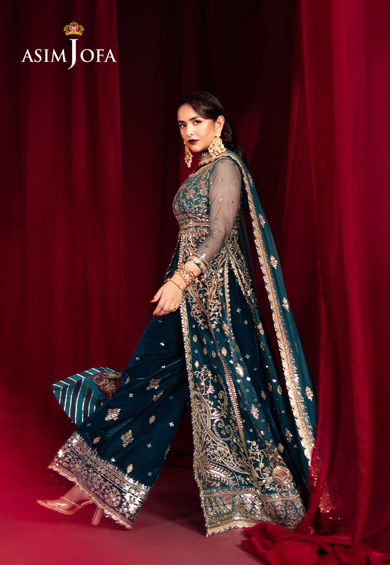 Asim Jofa Makhmal Ajmv-09 Embroidered Velvet 3 Pcs