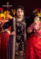 Asim Jofa Makhmal Ajmv-10 Embroidered Velvet 3 Pcs