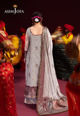 Asim Jofa Makhmal Ajmv-07 Embroidered Velvet 3 Pcs