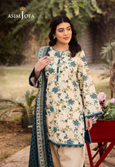 Asim Jofa Designers Limited Edition Pret Ajubj-34 Printed Lawn Stitched 3 Pc