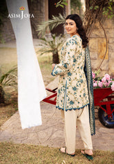 Asim Jofa Designers Limited Edition Pret Ajubj-34 Printed Lawn Stitched 3 Pc