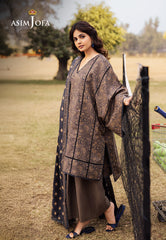 Asim Jofa Prints Unstitched Drop 1 Ajubj-20 Printed Lawn 3 Pcs