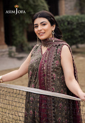 Asim Jofa Designers Limited Edition Pret Ajubj-29 Printed Lawn Stitched 3 Pc