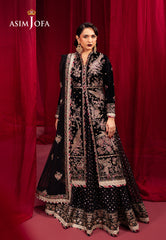 Asim Jofa Makhmal Ajmv-01 Embroidered Velvet 3 Pcs