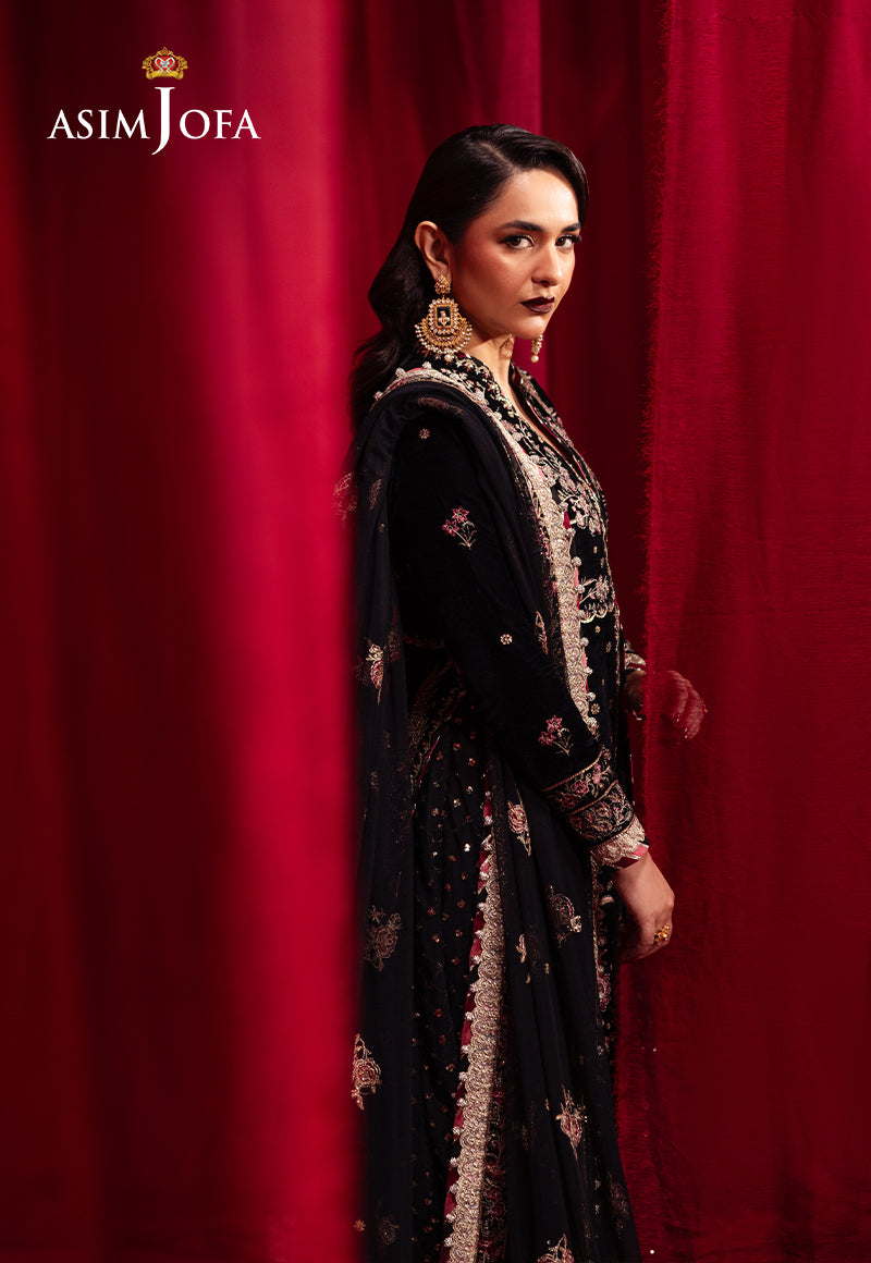 Asim Jofa Makhmal Ajmv-01 Embroidered Velvet 3 Pcs