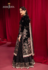 Asim Jofa Makhmal Ajmv-01 Embroidered Velvet 3 Pcs