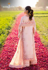 Asim Jofa Luxury Lawn 25 Ajell-15 Embroidered Lawn 3 Pcs