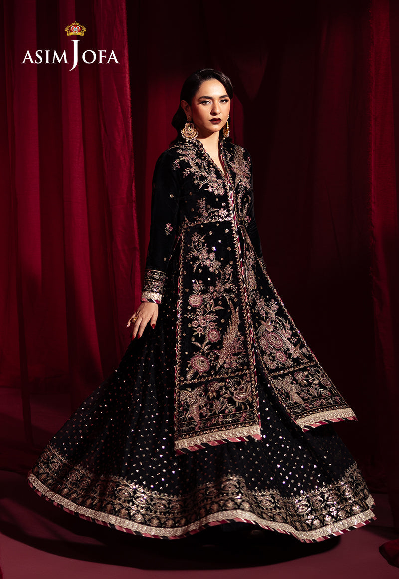 Asim Jofa Makhmal Ajmv-01 Embroidered Velvet 3 Pcs