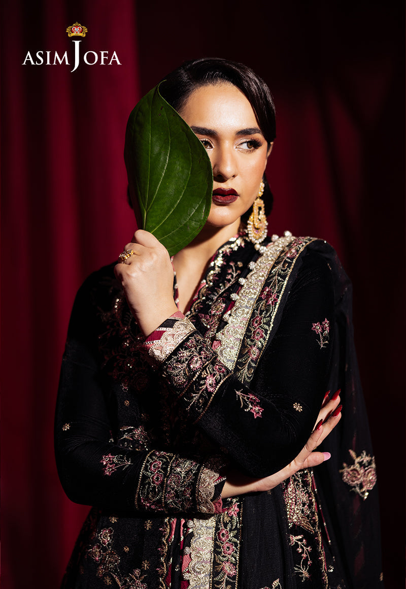 Asim Jofa Makhmal Ajmv-01 Embroidered Velvet 3 Pcs