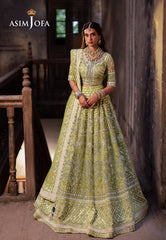 Asim Jofa Designers Limited Edition Ajkbd-04 Embroidered Net Stitched 3 Pcs