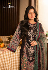 Asim Jofa Designers Limited Edition Pret Ajubj-03 Printed Embroidered Lawn Stitched 3 Pc
