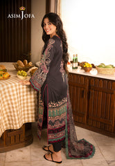 Asim Jofa Designers Limited Edition Pret Ajubj-03 Printed Embroidered Lawn Stitched 3 Pc