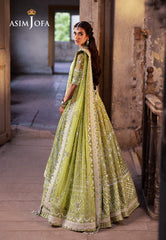 Asim Jofa Designers Limited Edition Ajkbd-04 Embroidered Net Stitched 3 Pcs