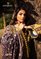 Asim Jofa Prints Unstitched Drop 2 Ajubj-33 Printed Lawn 3 Pc