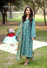 Asim Jofa Designers Limited Edition Pret Ajubj-16 Printed Lawn Stitched 3 Pcs