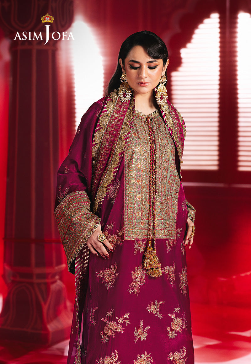 Asim Jofa Makhmal Ajmv-06 Embroidered Velvet 2 Pcs