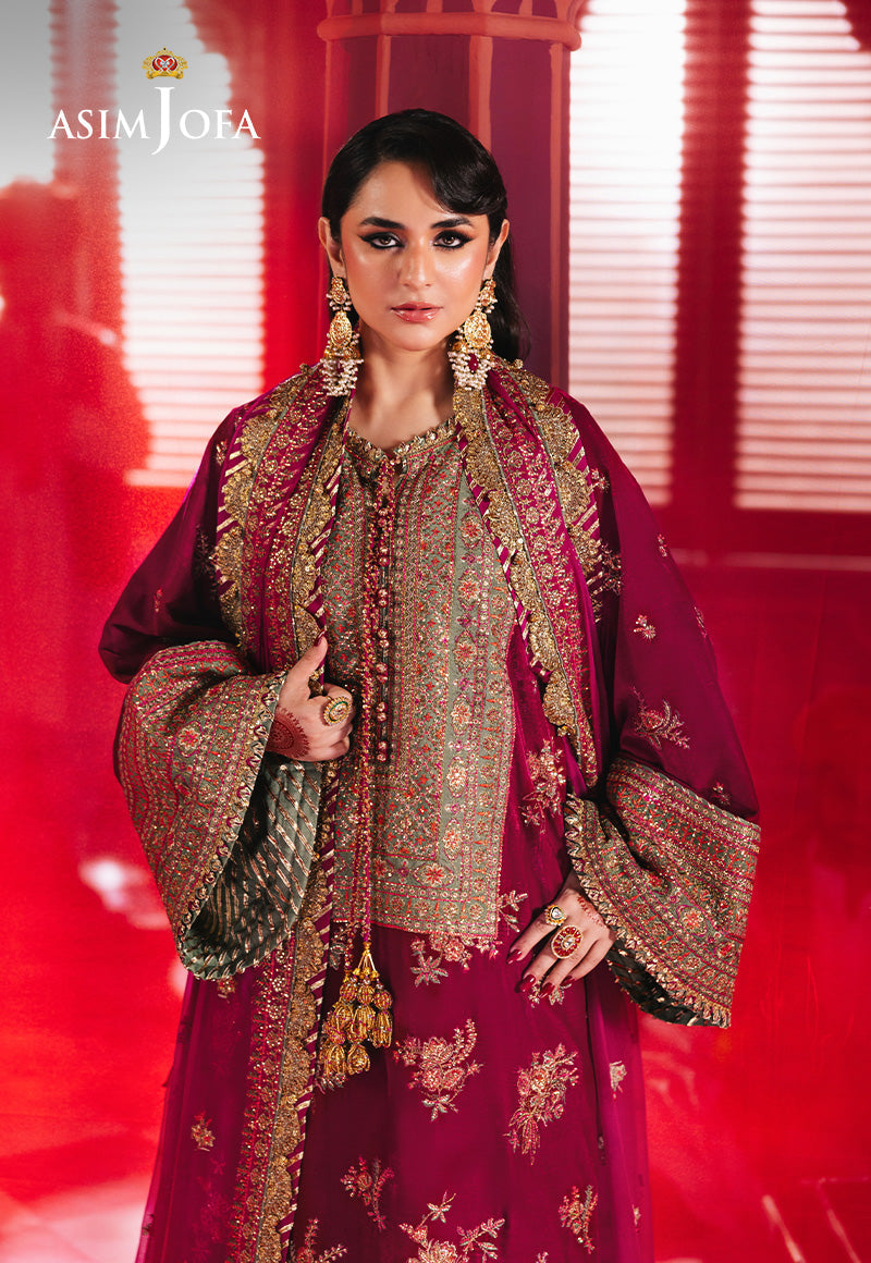 Asim Jofa Makhmal Ajmv-06 Embroidered Velvet 2 Pcs