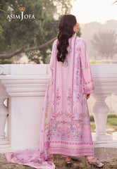 Asim Jofa Designers Limited Edition Ajrsd-03 Digitally Printed Embroidered Grip Stitched 3 Pcs