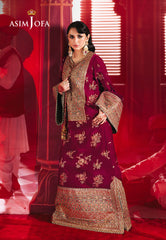 Asim Jofa Makhmal Ajmv-06 Embroidered Velvet 2 Pcs